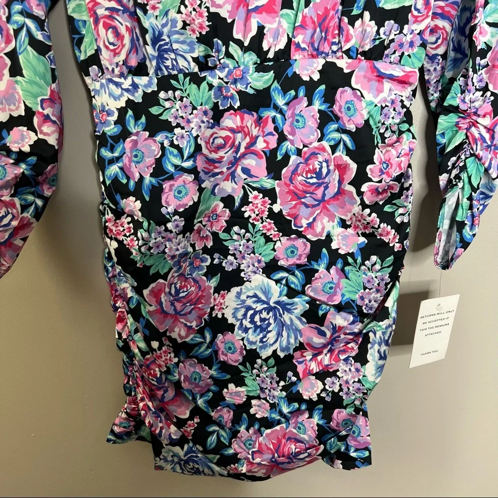 NWT FOR LOVE & LEMONS BRANDY MINI DRESS - AZALEA size small, revolve - Picture 11 of 16